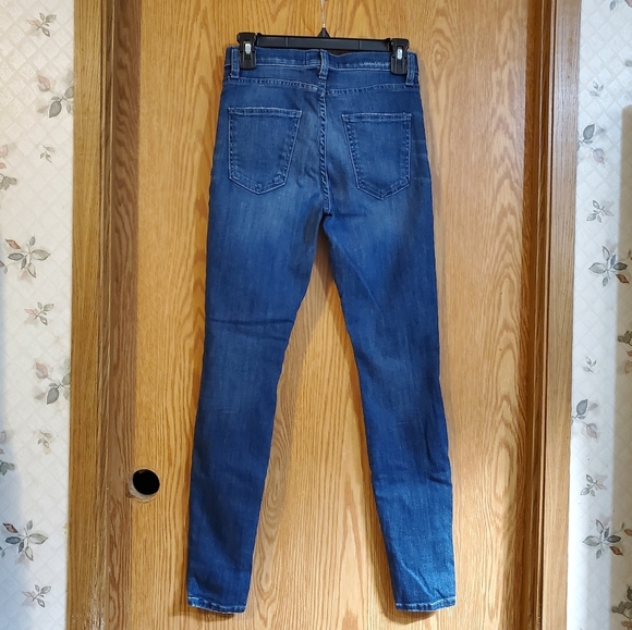 Current/Elliott The super highwaist ankle skinny jeans Sahara Destroy - Picture 8 of 13